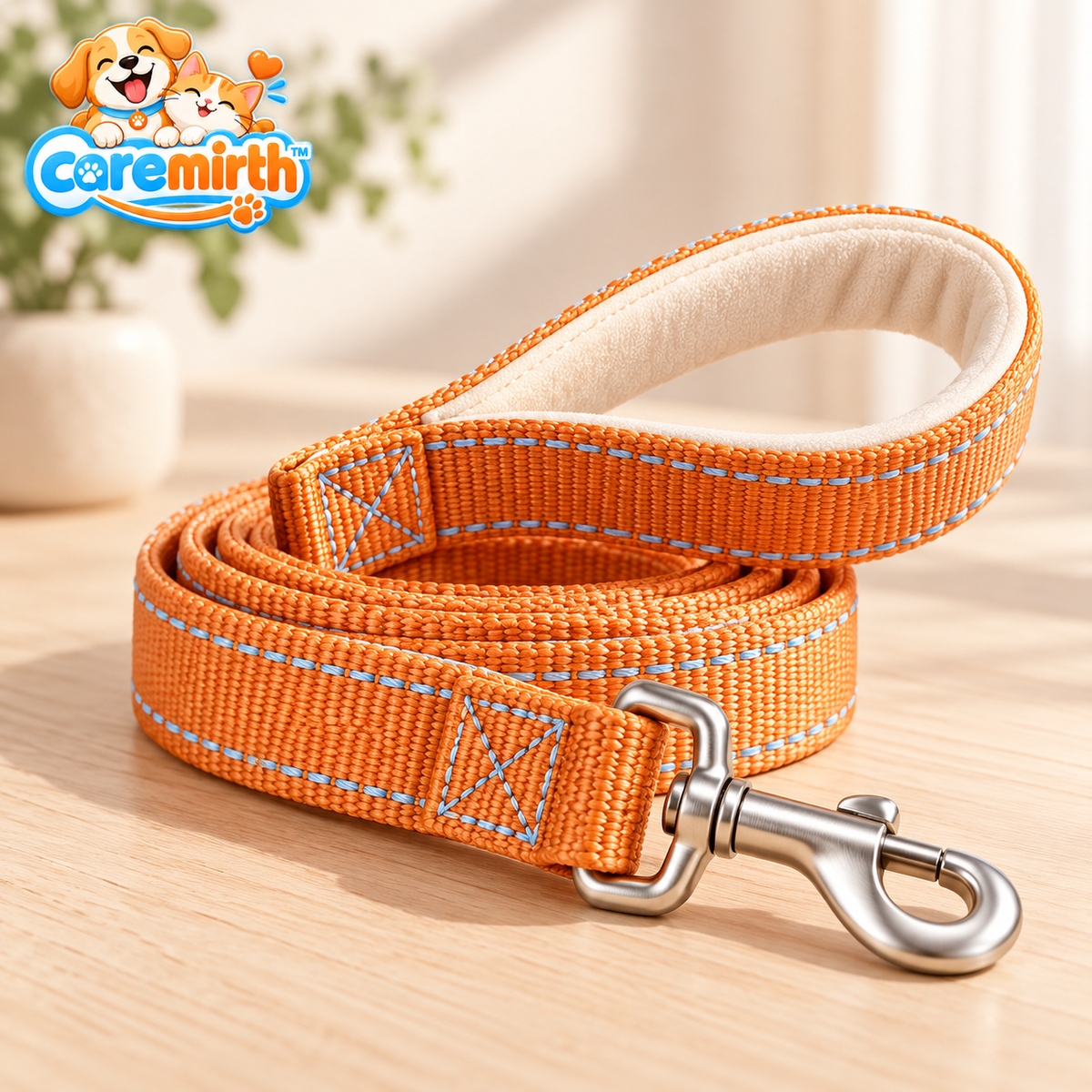 Caremirth Padded Handle Dog Leash