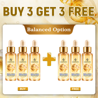 Official Store | New! ✨ AURAYOUNG® Multi-Peptide Firming & Wrinkle Smoothing Serum — Smooth Visible Forehead, Eye & Smile Lines for Firmer, Radiant-Looking Skin 💛 Matrixyl 3000 × Argireline × Bakuchiol × Astaxanthin