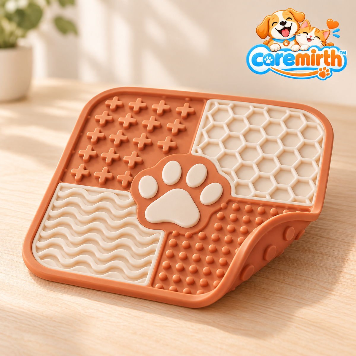 Caremirth Textured Pet Lick Mat