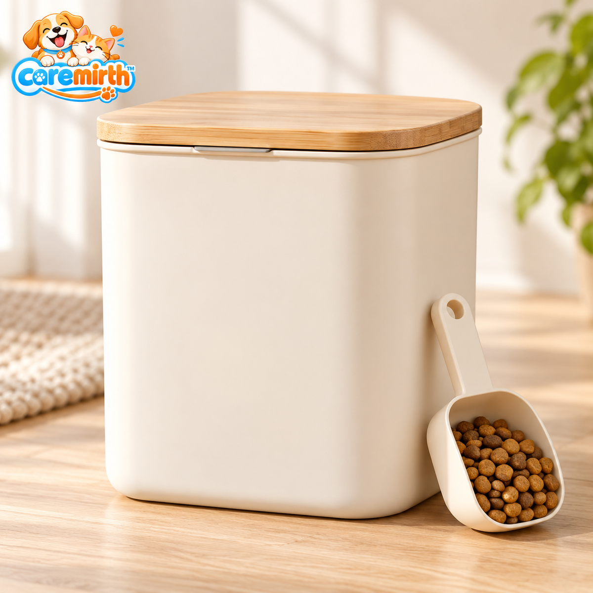 Caremirth Pet Food Storage Bin & Scoop