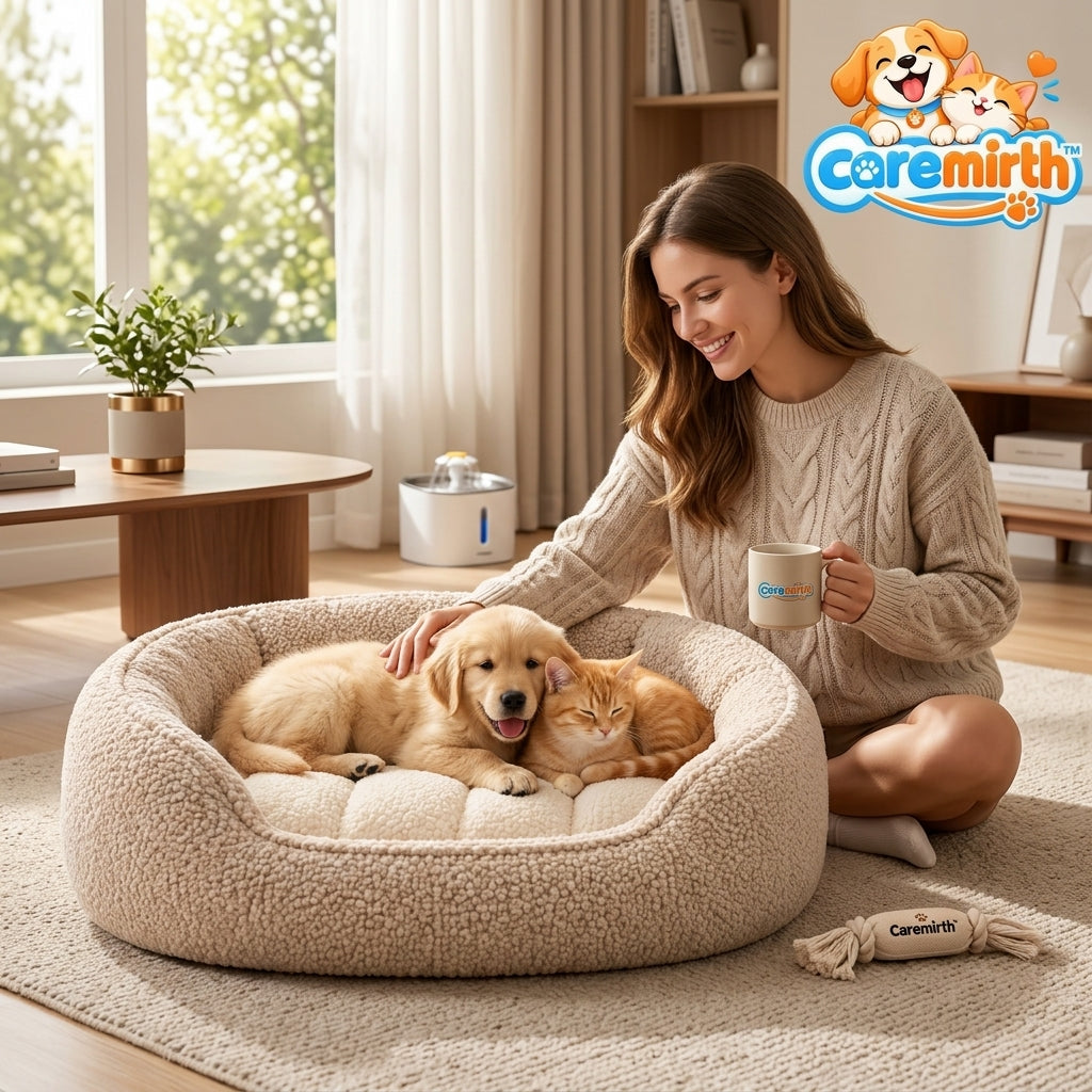 Caremirth Bolster Pet Bed