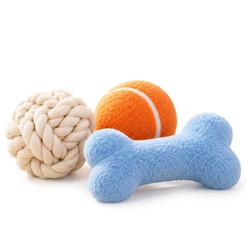 Caremirth Three-Piece Dog Toy Set