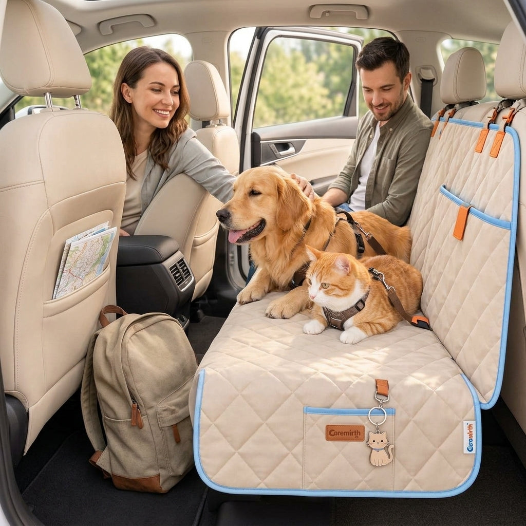 Caremirth Quilted Dog Car Hammock