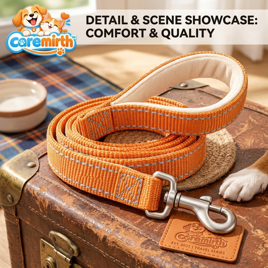 Caremirth Padded Handle Dog Leash