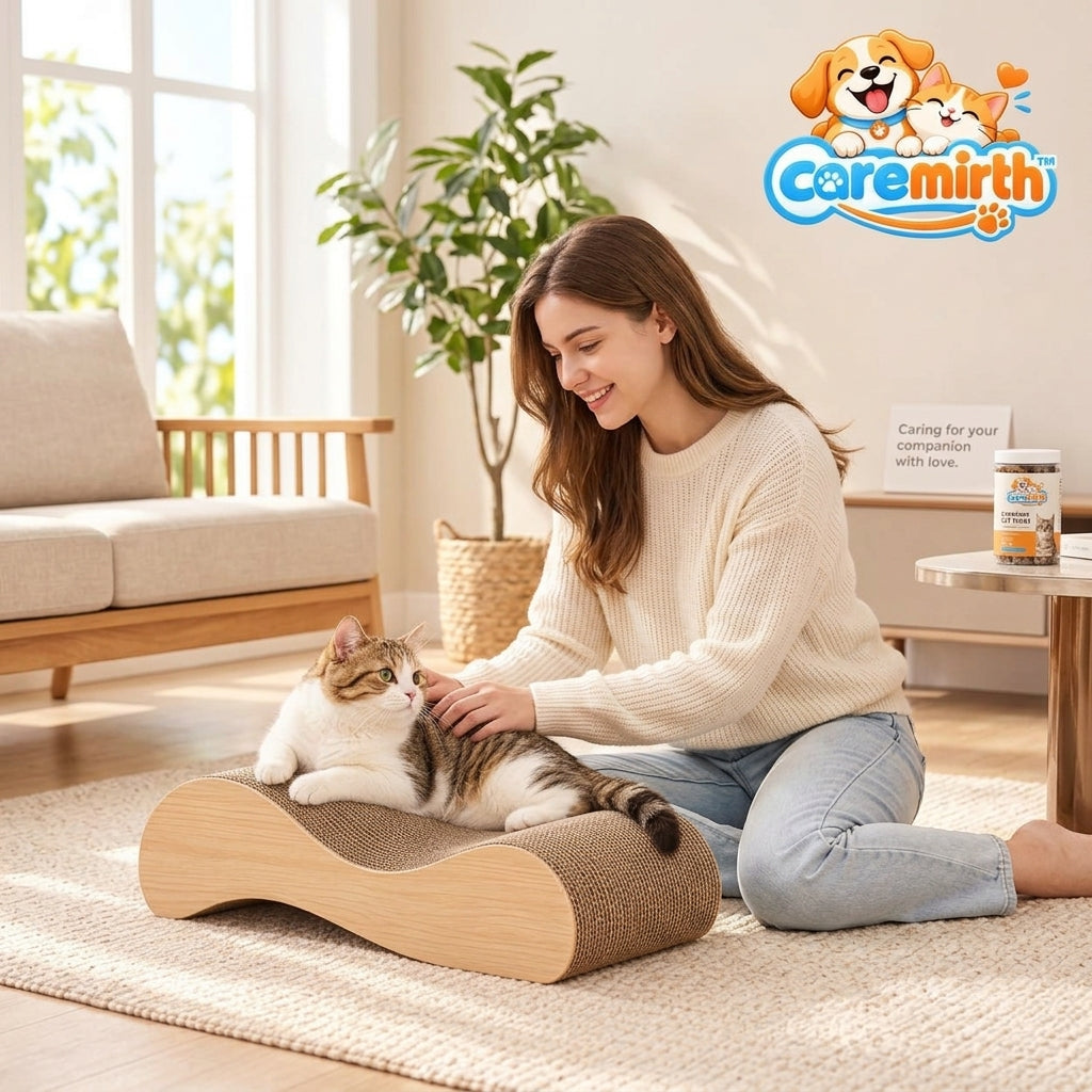 Caremirth Wave Cat Scratcher Lounge
