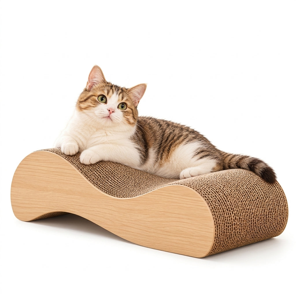 Caremirth Wave Cat Scratcher Lounge