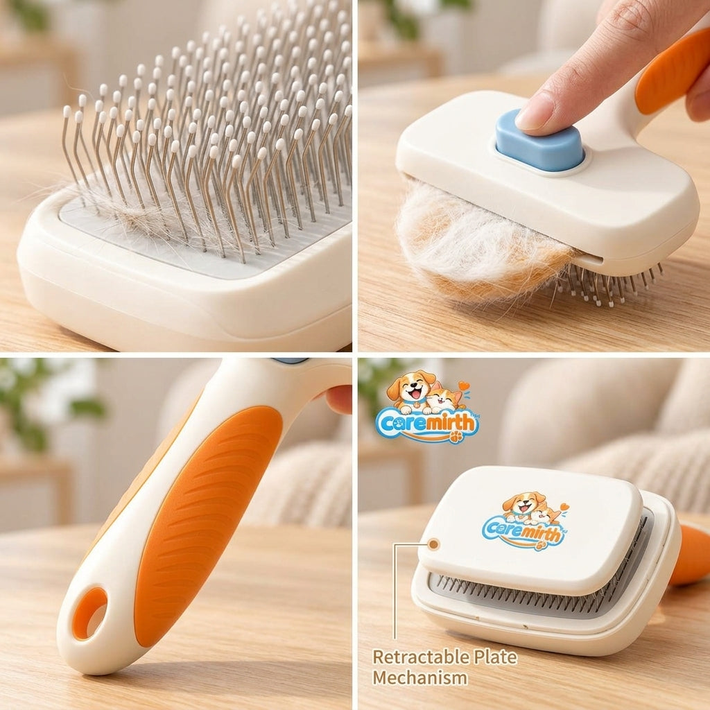 Caremirth Rounded-Tip Grooming Brush